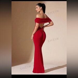 Red gown